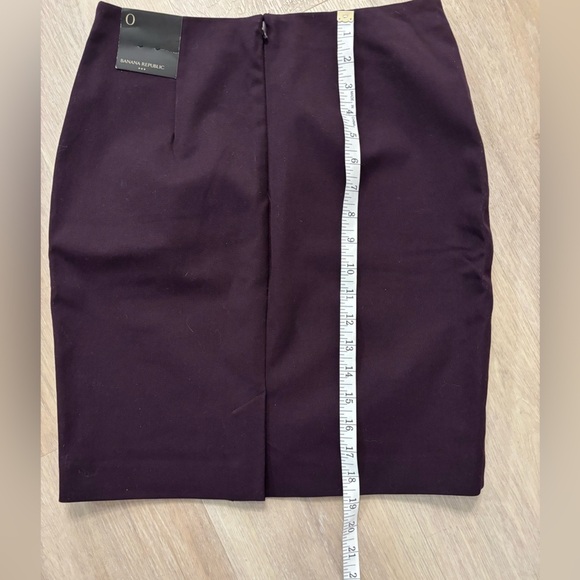 NWT Banana Republic Purple Pencil Skirt - Picture 4 of 7